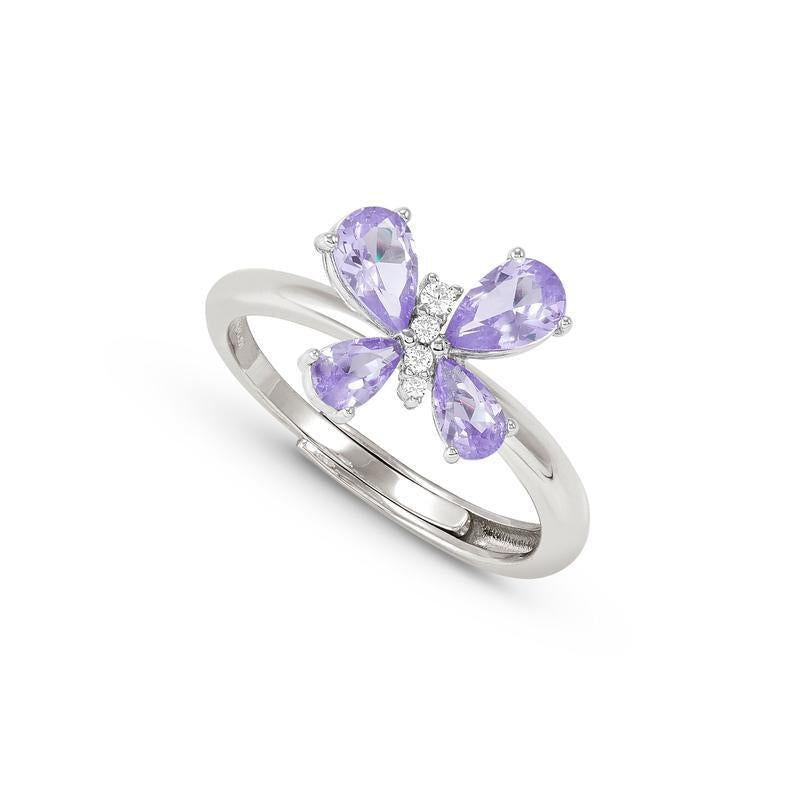 Nomination Shine Me Up Ring, Gemstone Butterfly