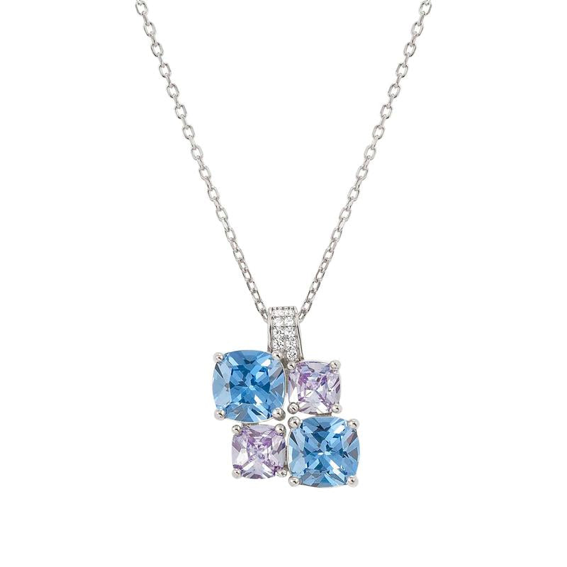 Nomination Silver Colour Wave Aurora Cubic Zirconia Pendant Necklace
