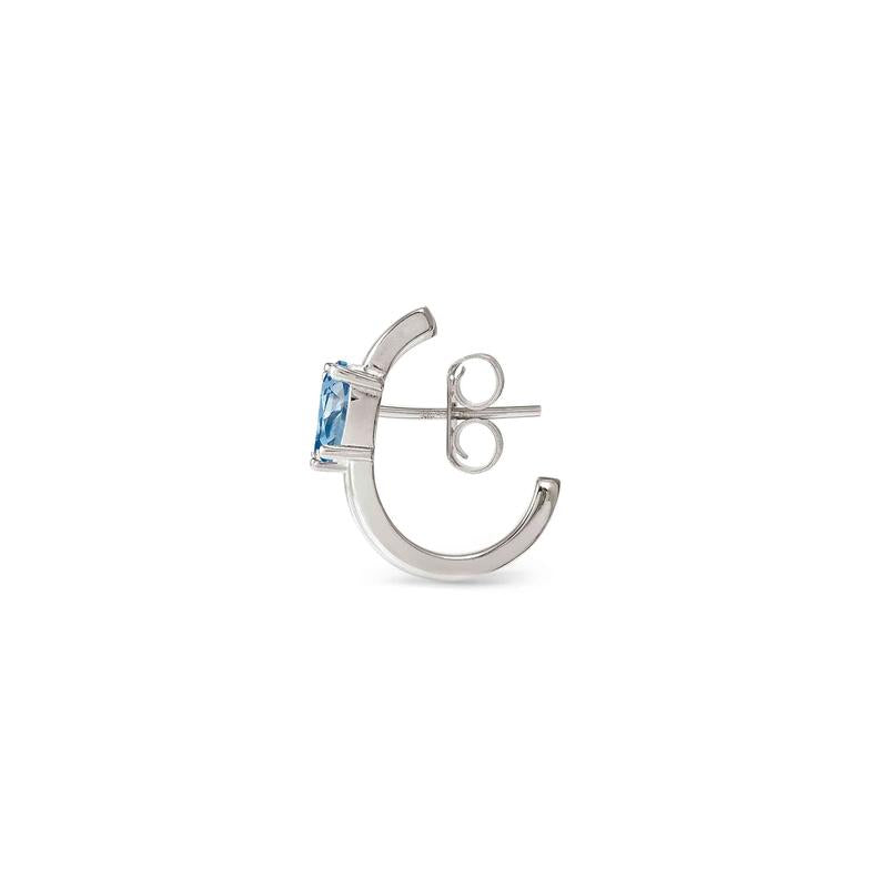 Nomination Silver Colour Wave Aurora Hoop Earrings