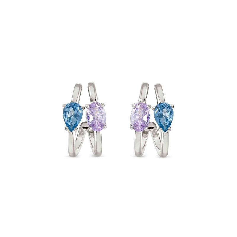 Nomination Silver Colour Wave Aurora Hoop Earrings