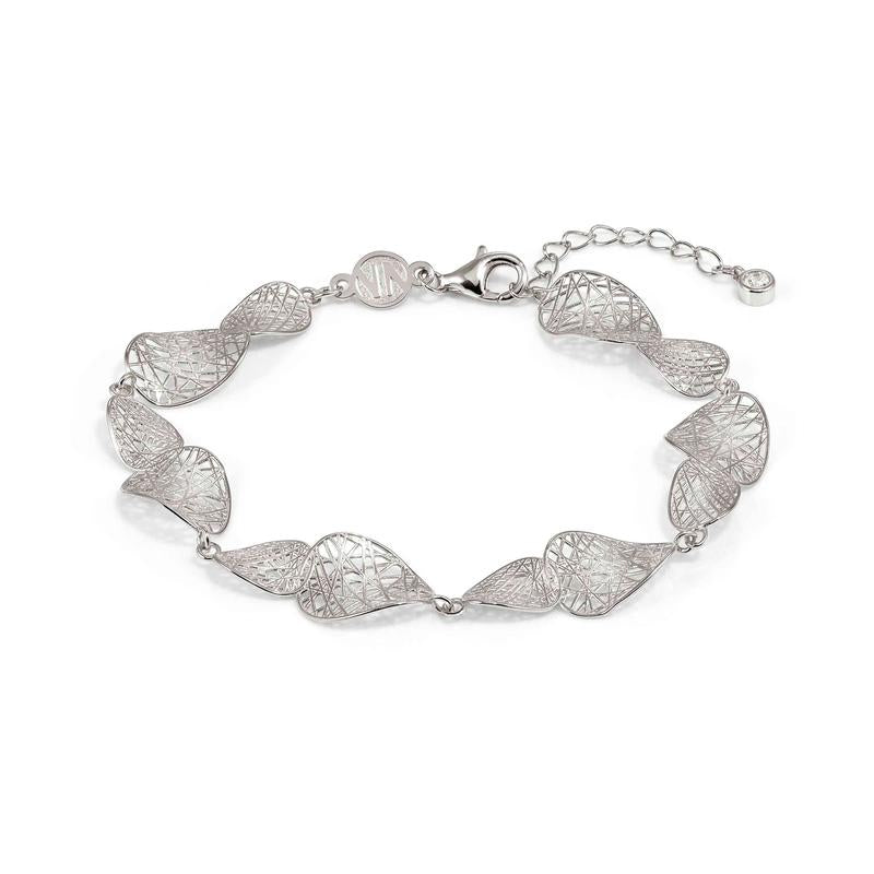 Nomination Silver Leaf of Light Bracelet with Decorations