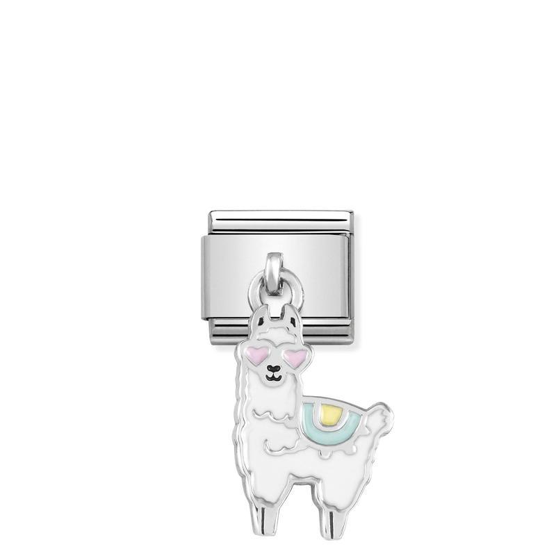 Nomination Silvershine Hanging Llama Link