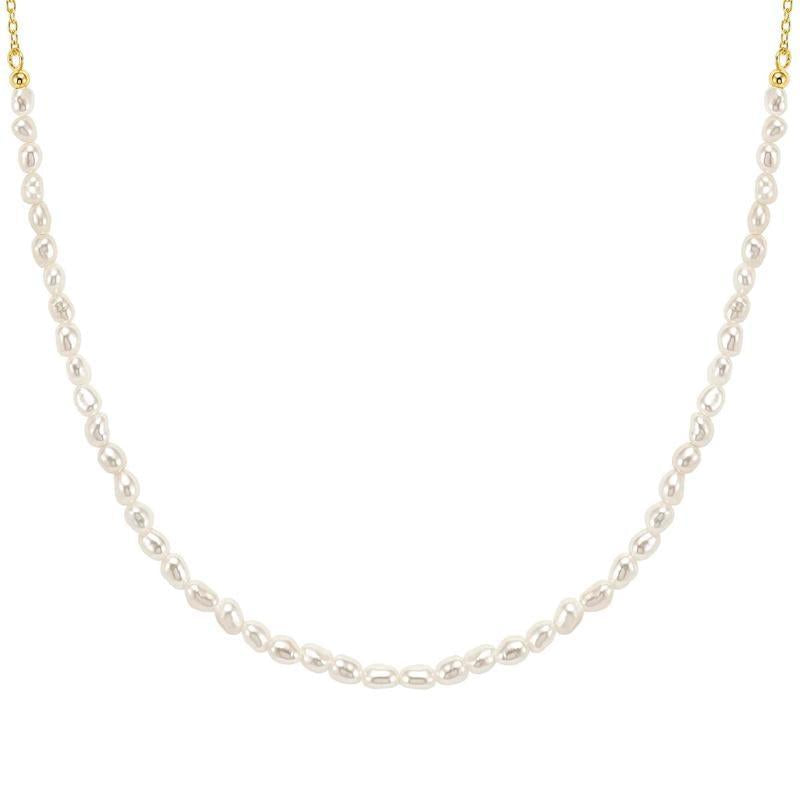 Nomination Siren Dream Necklace, Chain and Half Pearls, Gold