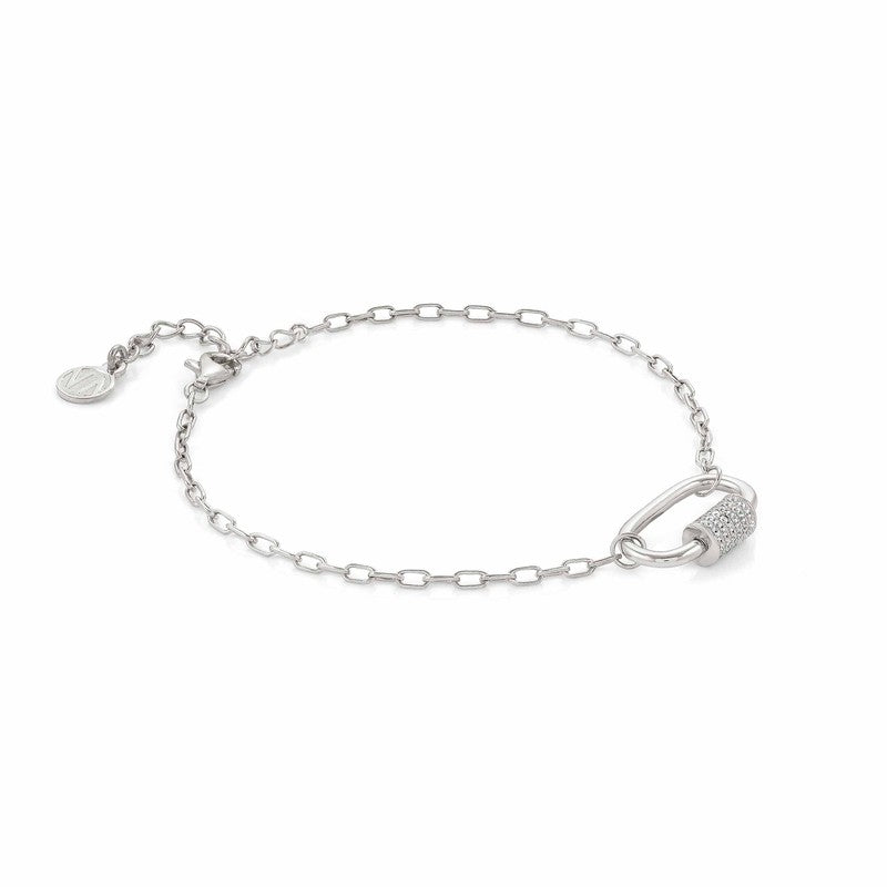 Nomination Small Charming Bracelet, Rhodium Treated