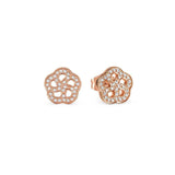 Nomination Soffio Damore Earrings, Flower, Cubic Zirconia, Rose Gold