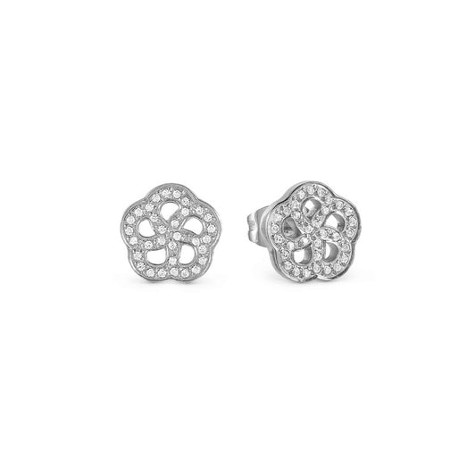 Nomination Soffio Damore Earrings, Flower, Cubic Zirconia, Sterling Silver