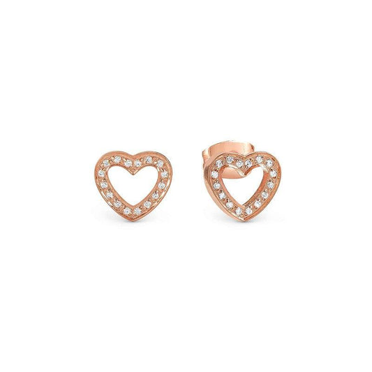 Nomination Soffio Damore Earrings, Heart, Cubic Zirconia, Rose Gold