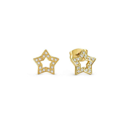 Nomination Soffio Damore Earrings, Star, Cubic Zirconia, Gold