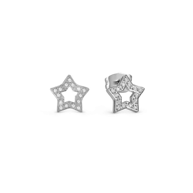 Nomination Soffio Damore Earrings, Star, Cubic Zirconia, Sterling Silver