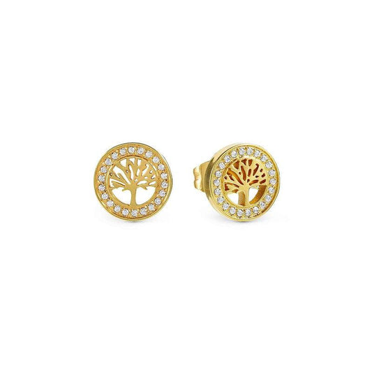 Nomination Soffio Damore Earrings, Tree of Life, Cubic Zirconia, Gold