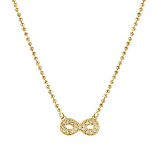 Nomination Soffio Damore Necklace, Infinity, Cubic Zirconia, Gold