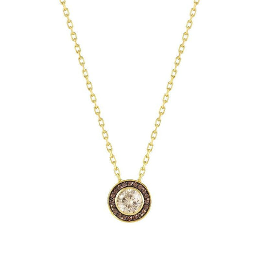 Nomination Sterling Silver Aurea Necklace With Cubic Zirconia