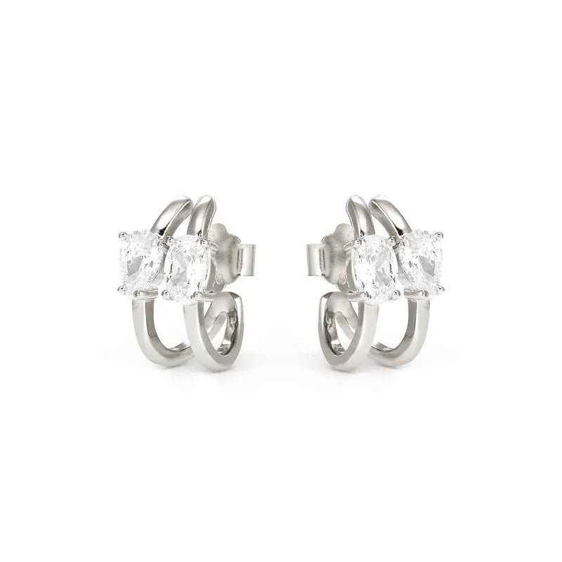 Nomination Sterling Silver Colour Wave Aurora Hoop Earrings