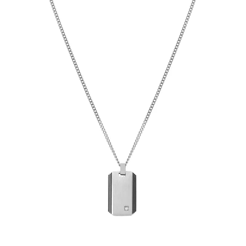 Nomination Strong Geometric Diamond Plate Necklace