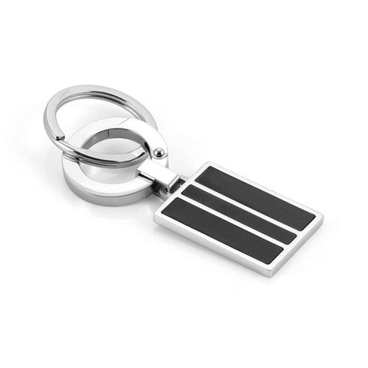 Nomination Strong Keychain, Black PVD, Stainless Steel