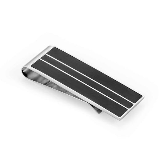Nomination Strong Money Clip, Black PVD, Stainless Steel