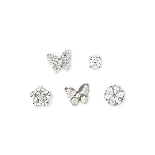 Nomination Sweet Madame Silver Earring Set with Cubic Zirconia