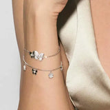 Nomination Sweetmadame Bracelet, Butterflies & Cubic Zirconia, Silver