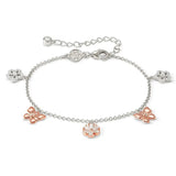 Nomination Sweetmadame Bracelet, Flower & Butterfly Mix, Rose Gold, Silver