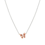 Nomination Sweetmadame Necklace, Butterfly with Cubic Zirconia, Rose Gold