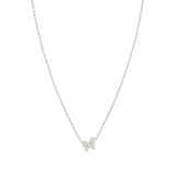 Nomination Sweetmadame Necklace, Butterfly with Cubic Zirconia, Sterling Silver