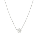 Nomination Sweetmadame Necklace, Flower with Cubic Zirconia, Sterling Silver