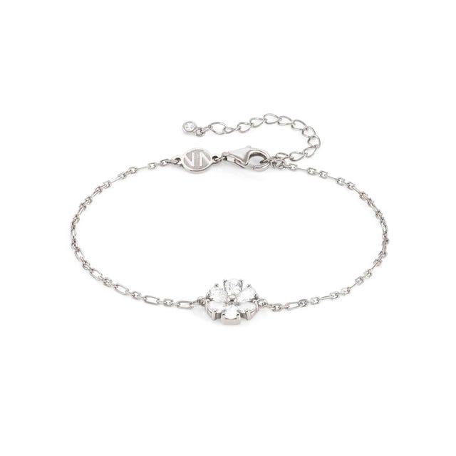 Nomination Sweetrock Bracelet, Flower, Cubic Zirconia, Silver