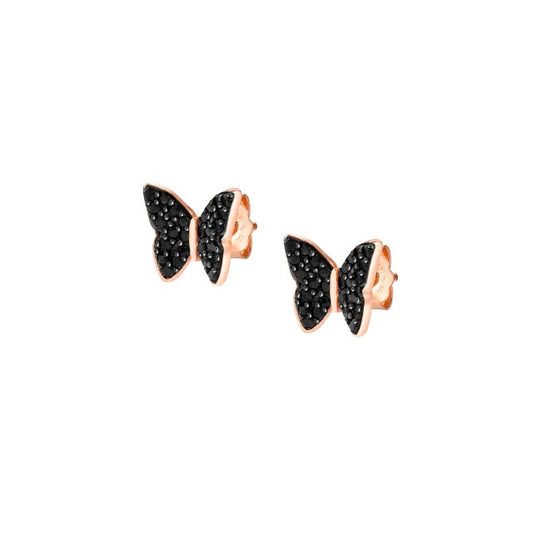 Nomination Sweetrock Earrings, Butterfly, Rose Gold