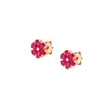 Nomination Sweetrock Earrings, Flower, Rose Gold