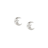 Nomination Sweetrock Earrings, Moon, Silver