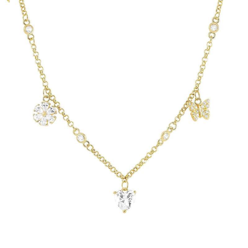 Nomination Sweetrock Gold Necklace with Cubic Zirconia