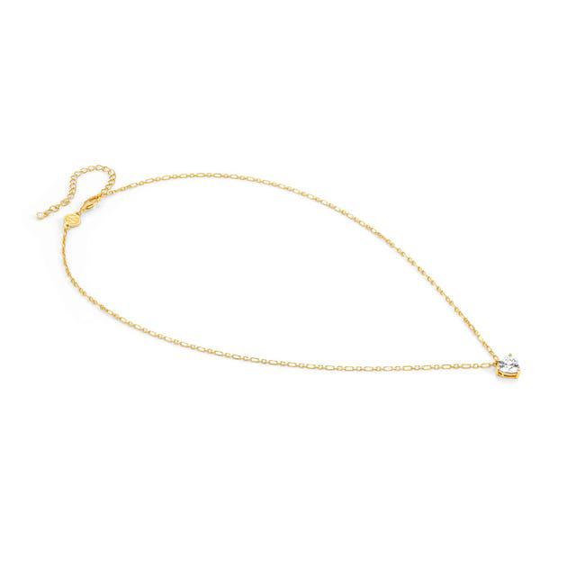 Nomination Sweetrock Necklace, Heart, Cubic Zirconia, Gold