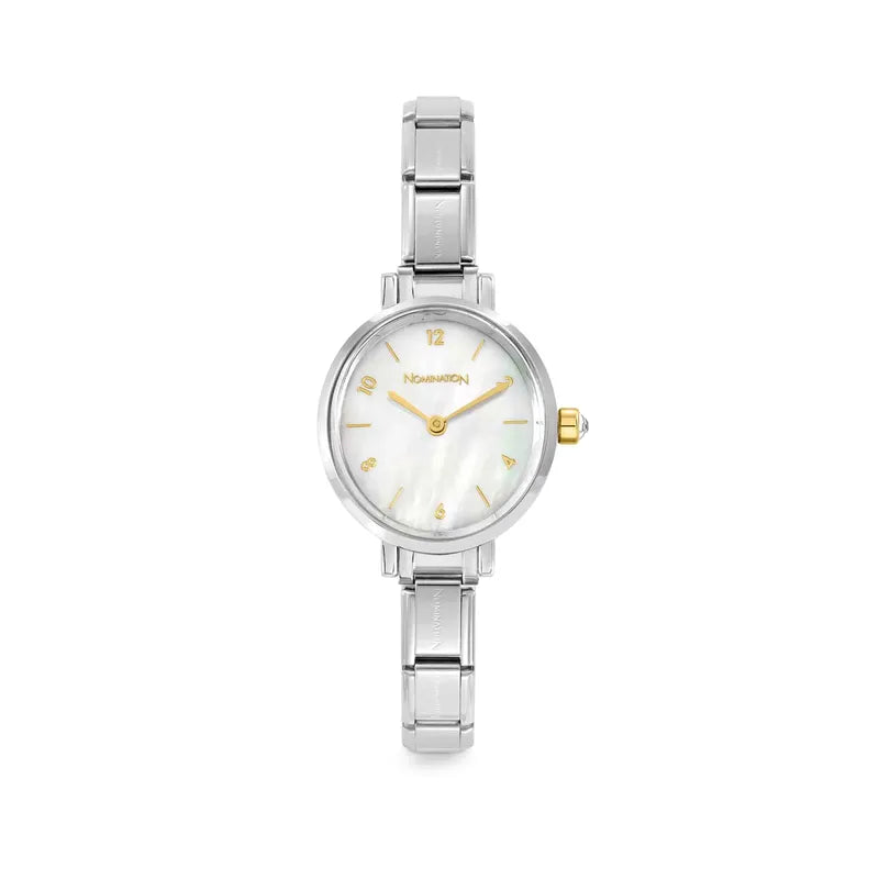 Nomination Time Paris White Mother of Pearl Watch