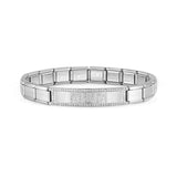 Nomination Trendsetter New York Bracelet, Mum, Cubic Zirconia, Silver, Stainless Steel