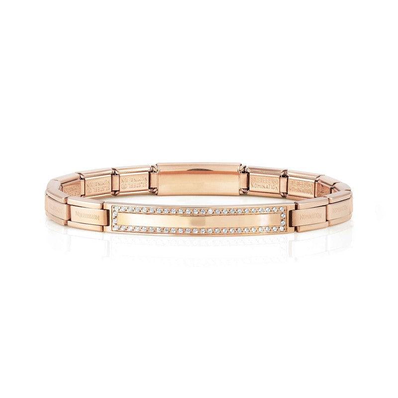 Nomination Trendsetter New York Bracelet, Plate with CZ