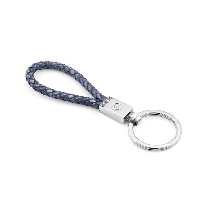 Nomination Tribe Key Ring in Vintage Effect Leather - blu - blu