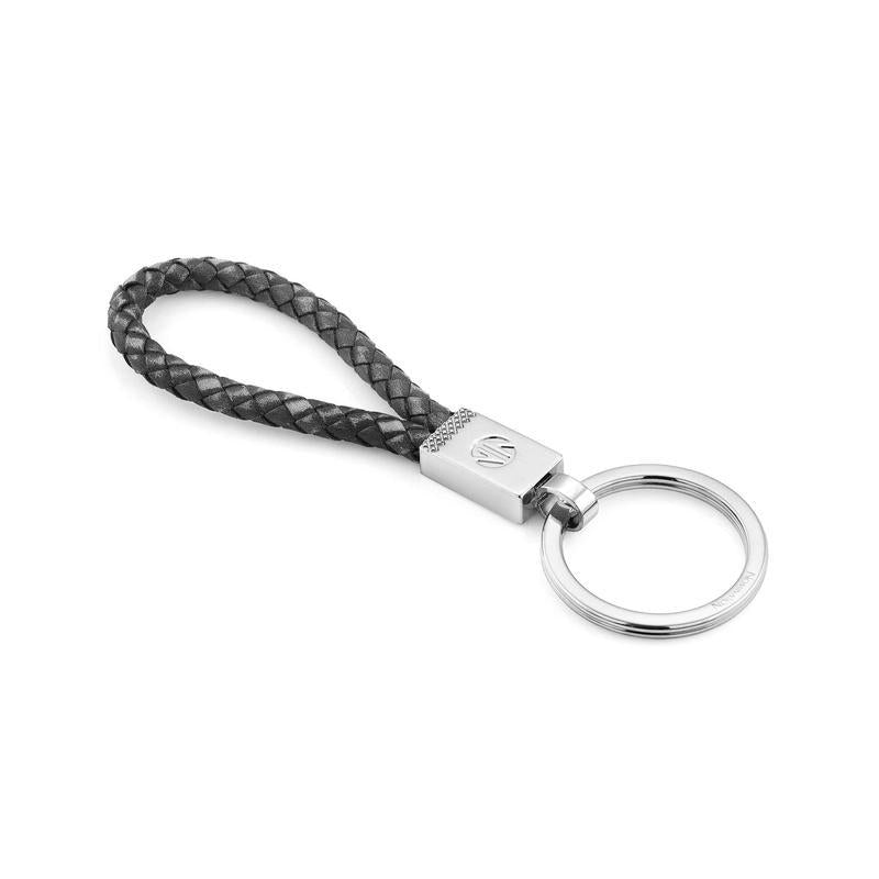 Nomination Tribe Key Ring in Vintage Effect Leather - nero - nero