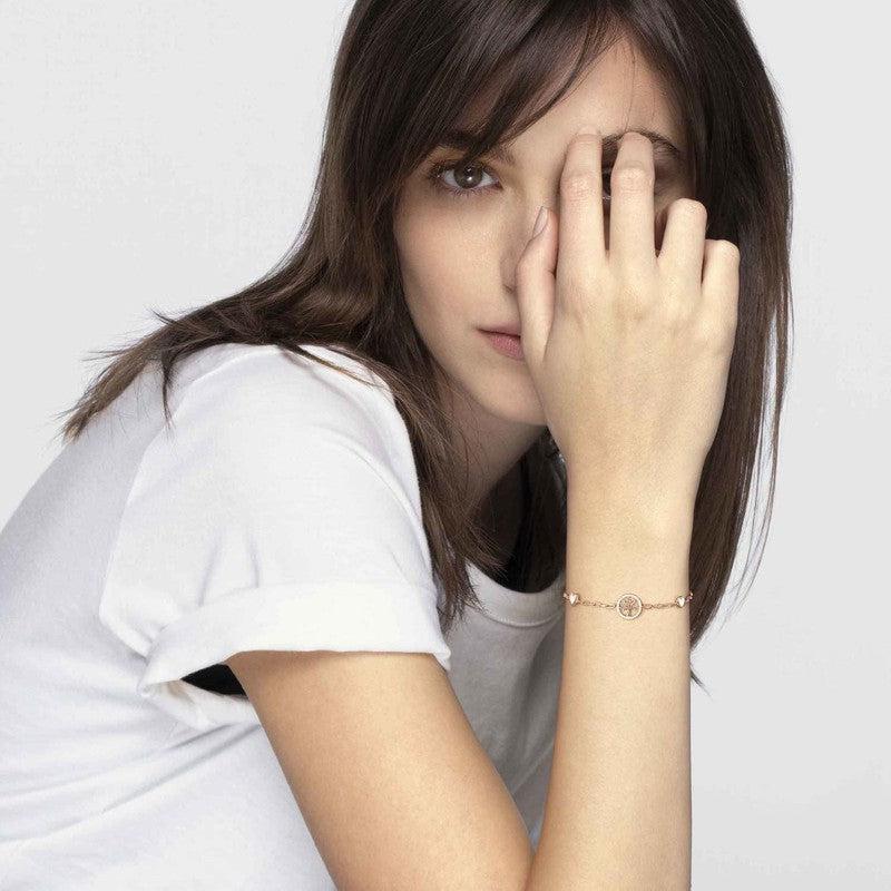 Nomination Vita Bracelet With Mother Of Pearl Hearts