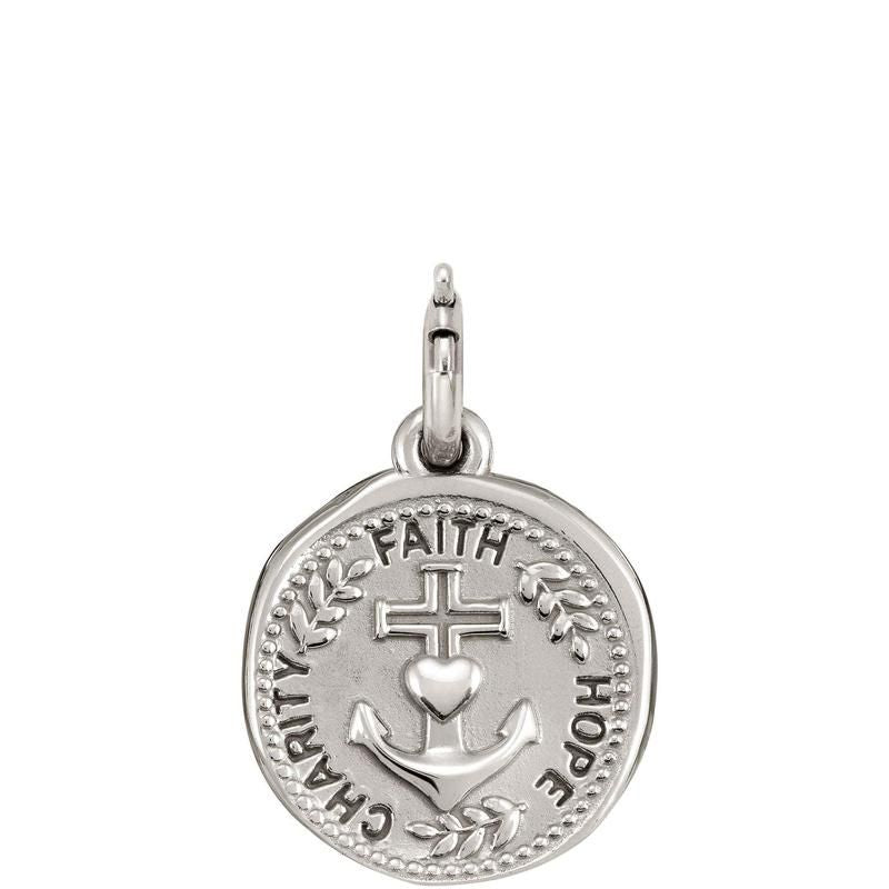 Nomination Wishes Charty Faith Hope Pendant