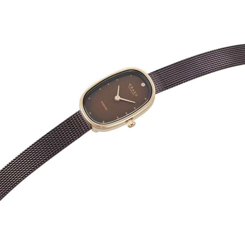 Obaku Denmark Diamond 17mm Women's Watch
