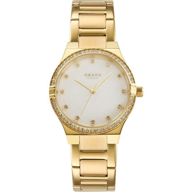 Obaku Denmark Diamond 32mm Women's Watch