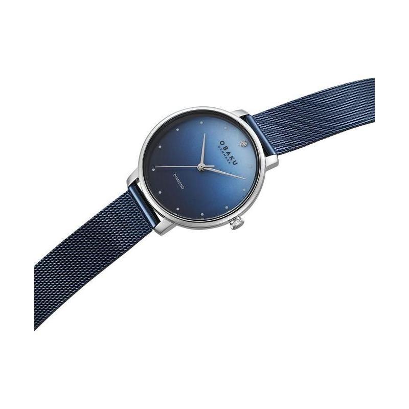 Obaku Denmark Diamond V320LXCZML-DL Women's Watch
