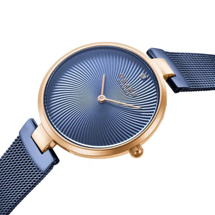 Obaku Diamant Ocean Blue 32mm Watch - V256LXVLML