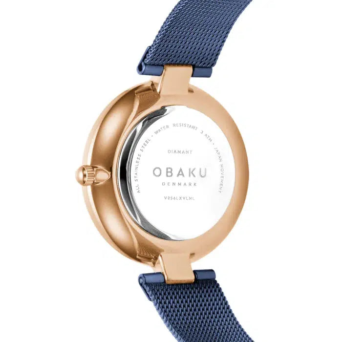 Obaku Diamant Ocean Blue 32mm Watch - V256LXVLML