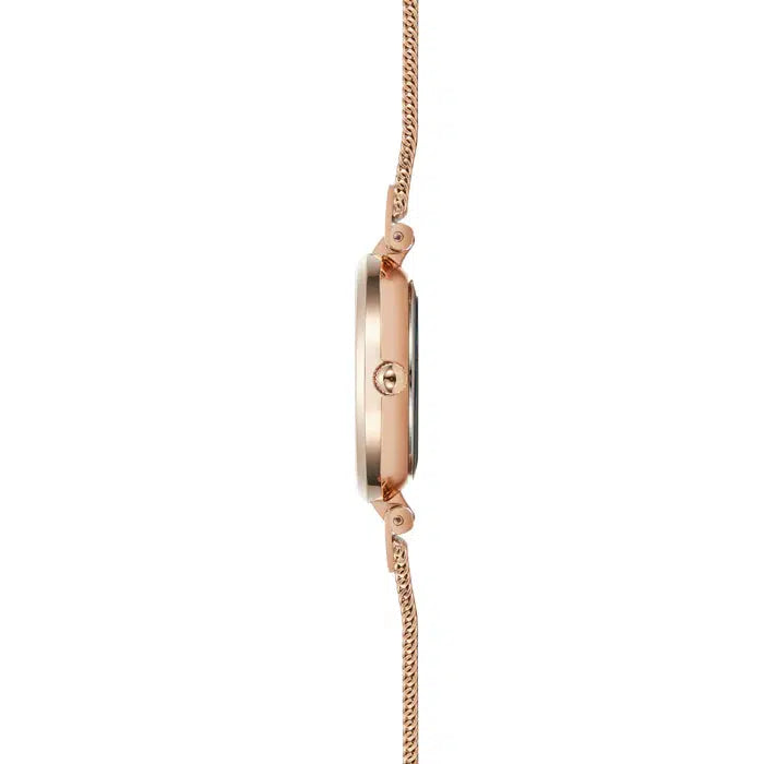 Obaku Diamant Petite Rose Gold 24mm Watch - V256SXVIMV