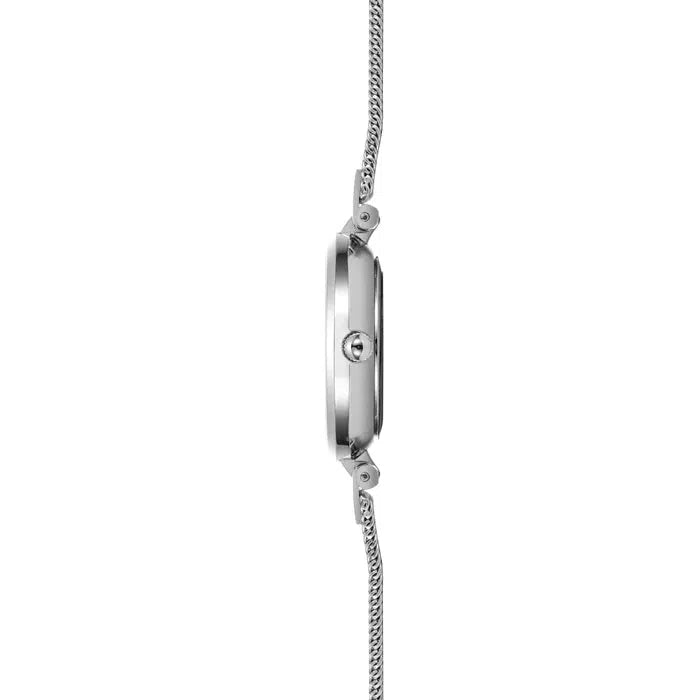 Obaku Diamant Petite Steel White 24mm Watch - V256SXCIMC