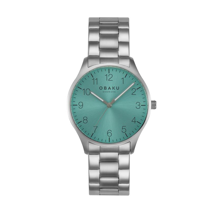 Obaku Falke Cambridge - Stainless Steel Strap Blue Dial Watch V260GXCMSC-DAF