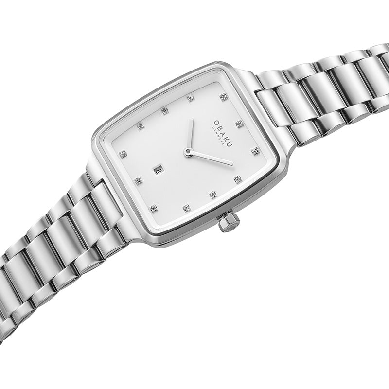Obaku Fjord Lille Brace White 30mm Watch - V271LDCWSC