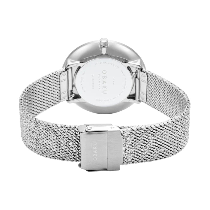 Obaku Glans Steels Steel 36mm Watch - V288LXCWHC