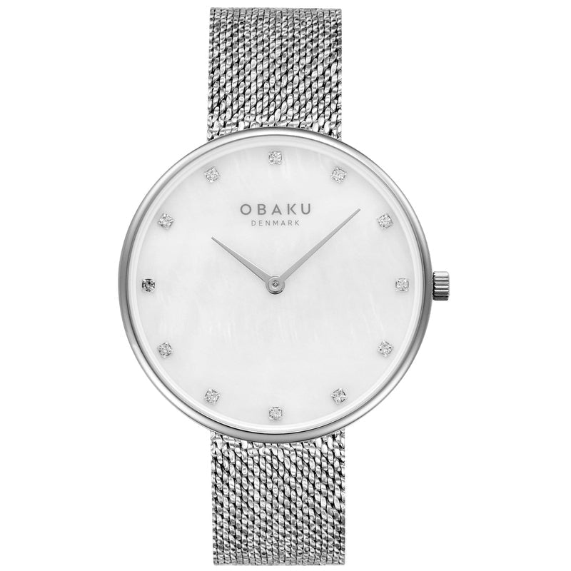 Obaku Glans Steels Steel 36mm Watch - V288LXCWHC